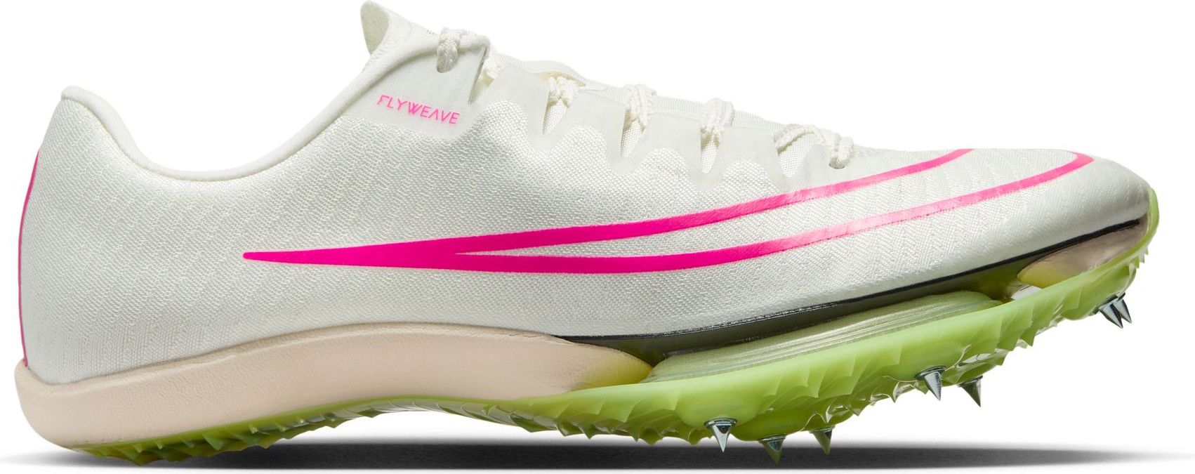 Nike Air Zoom Maxfly Unisex Track Field Shoes White Pink Yellow Alltricks