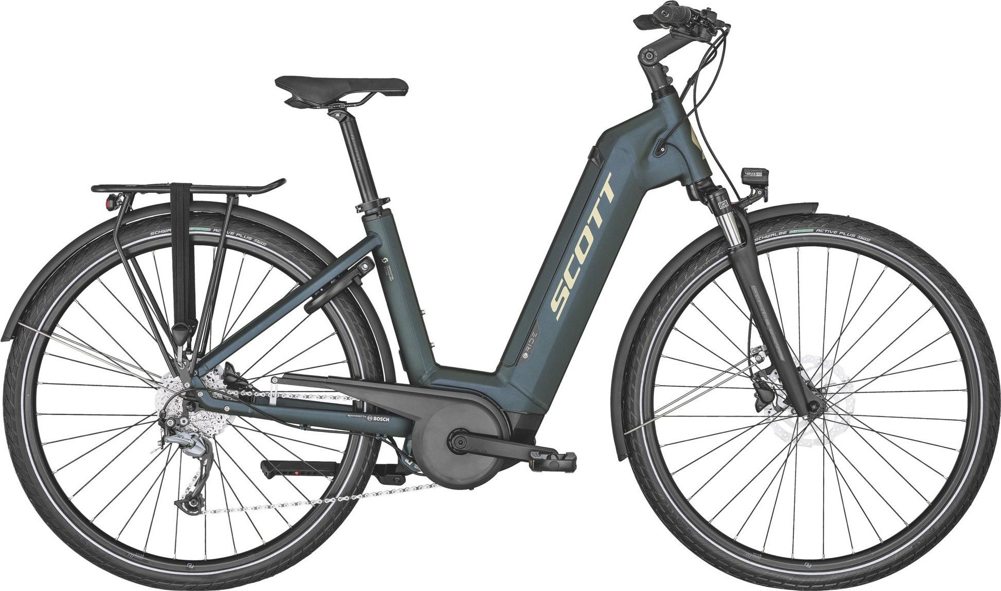 Scott Sub Tour eRide 20 Unisex Hybrid Bike Shimano Alivio 9S 500Wh
