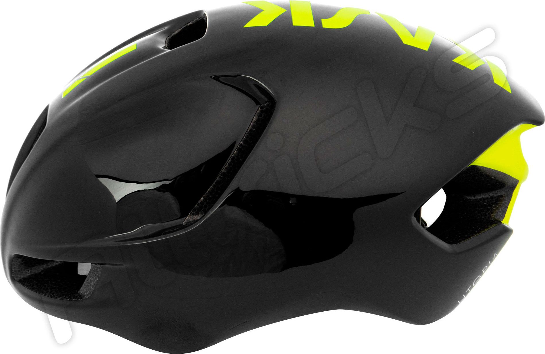Kask utopia black yellow fluo sale
