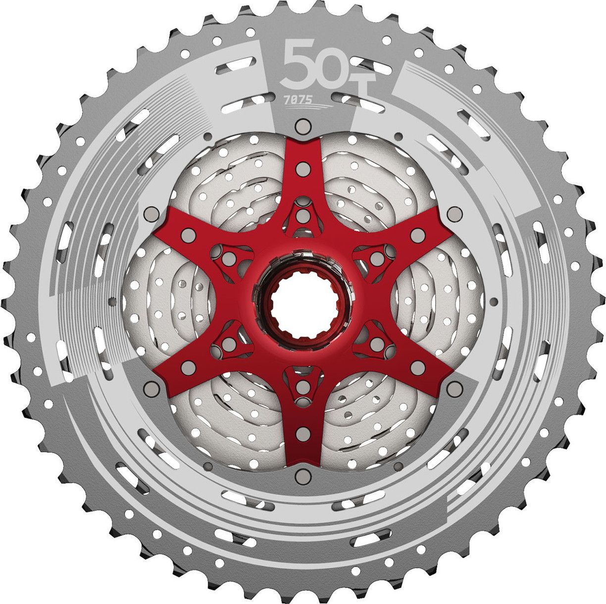 Cassette SUNRACE 10V 11x36 - Groupe MS, Argent Métallisé - Pour Vélo, Neuve