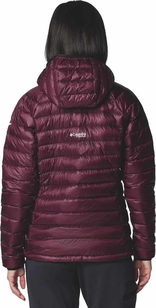 Columbia Arctic Crest Violet Women's Hooded Down Jacket