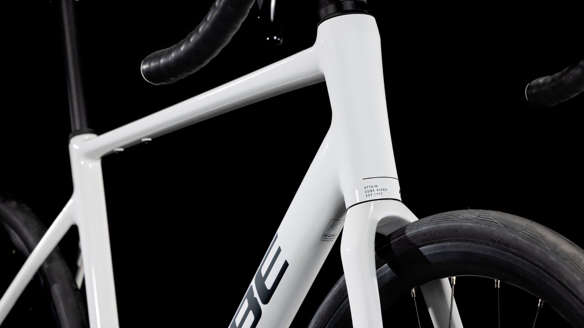 Cube Attain SLX Road Bike Shimano 105 12S 700 mm Cotton White Grey