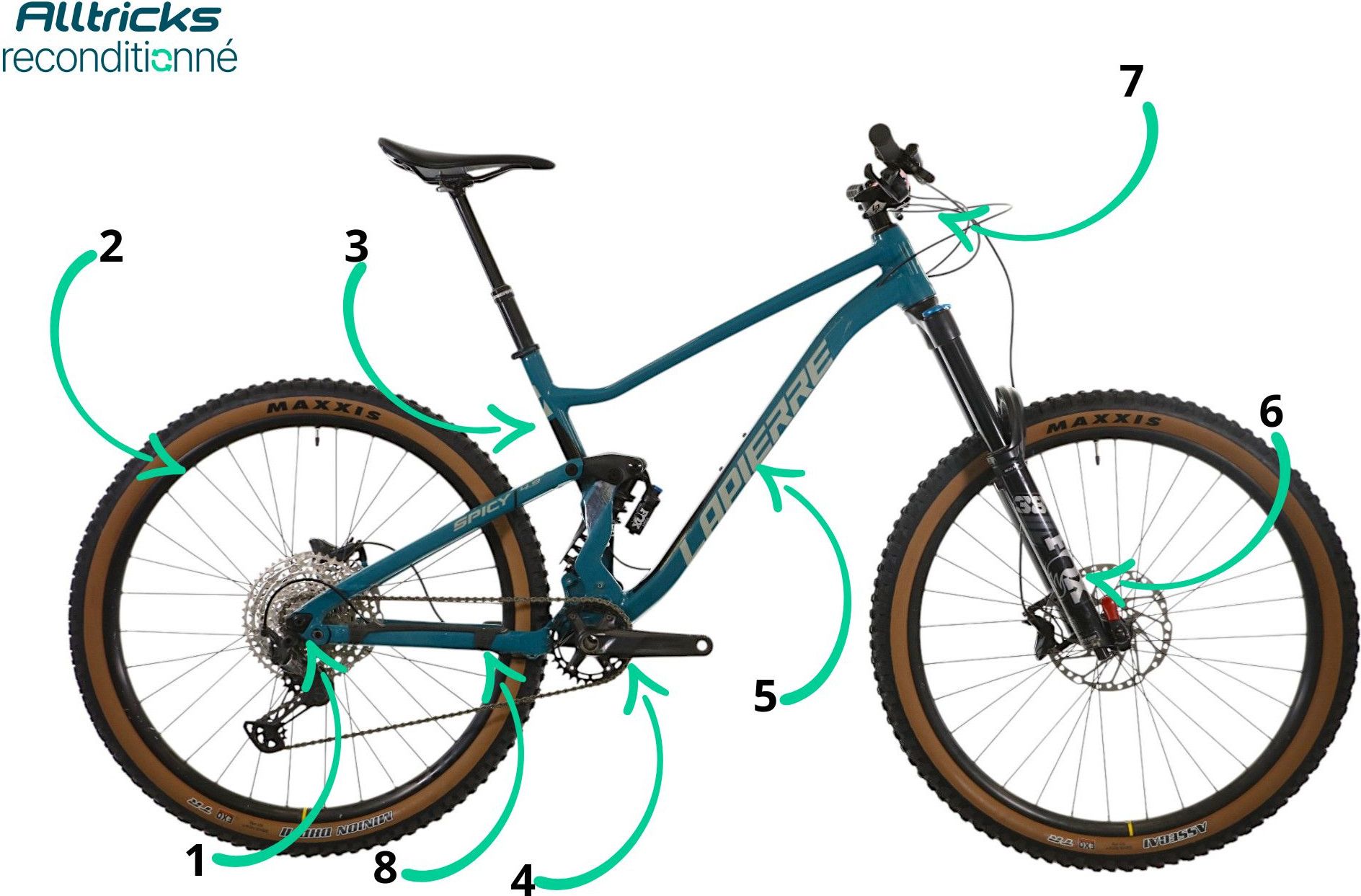 ♪SPICY♪ Refurbished Product - Lapierre Spicy 6.9 CF Sram GX/NX 12V