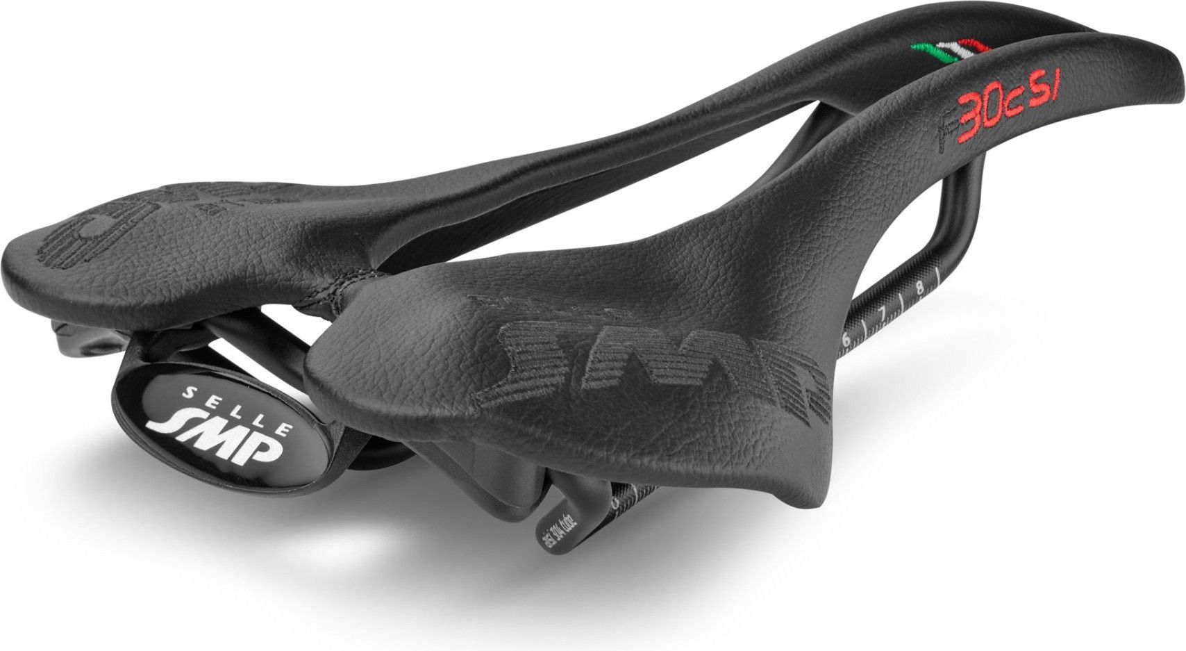 Selle SMP F30Csi Rails Inox Noir | Alltricks.com
