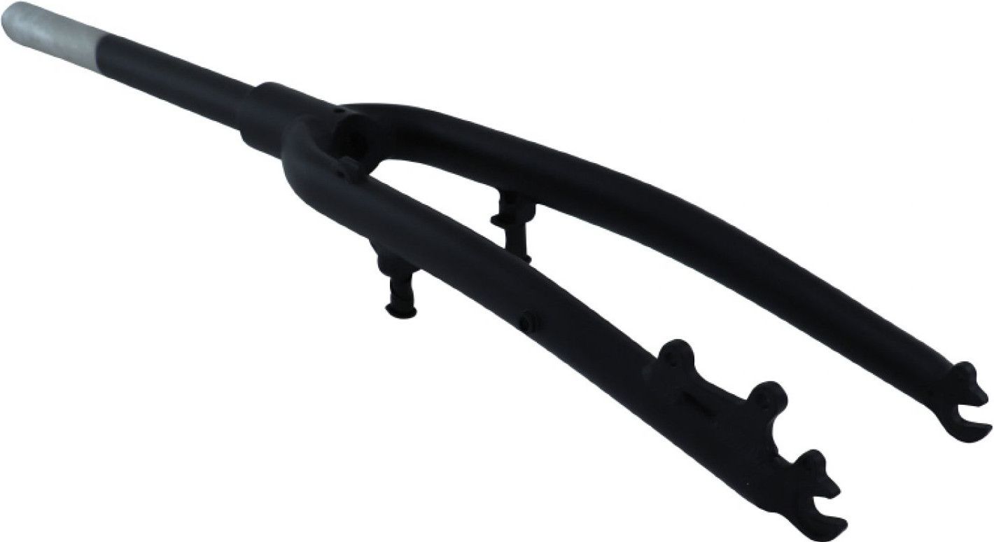 FOURCHE VTC 700X35 RIGIDE ALU NOIRE COMPATIBLE V-BRAKE-DISC PIVOT