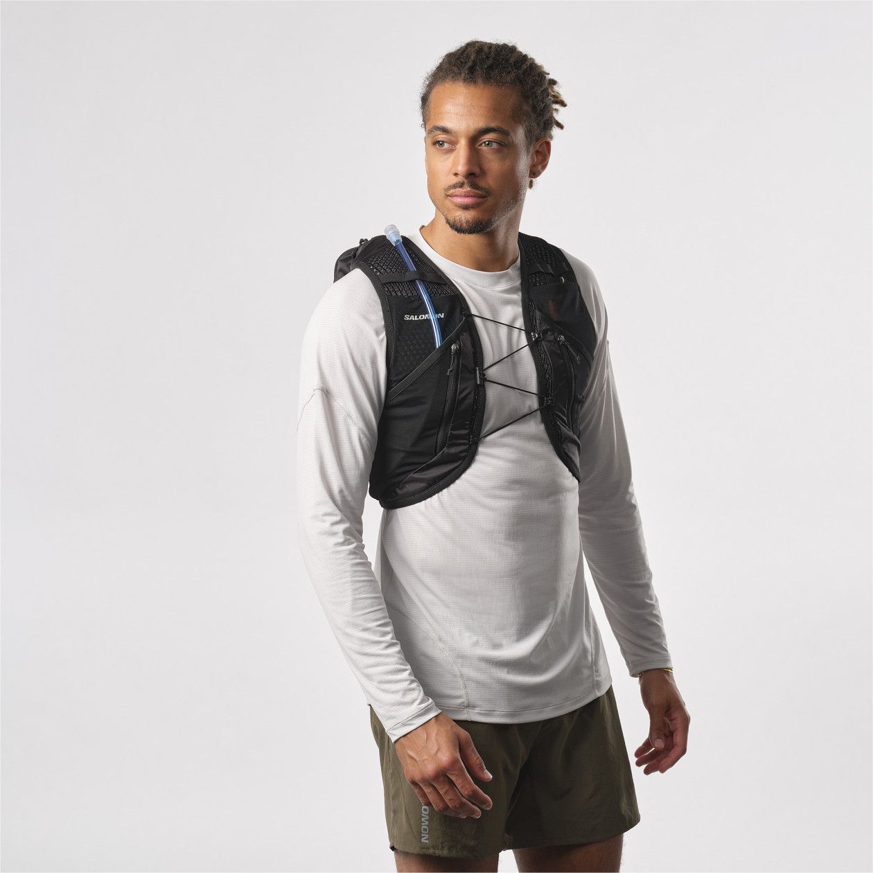 Salomon Active Skin 12 Unisex Hydratatietas + 1,5L Waterzak Zwart