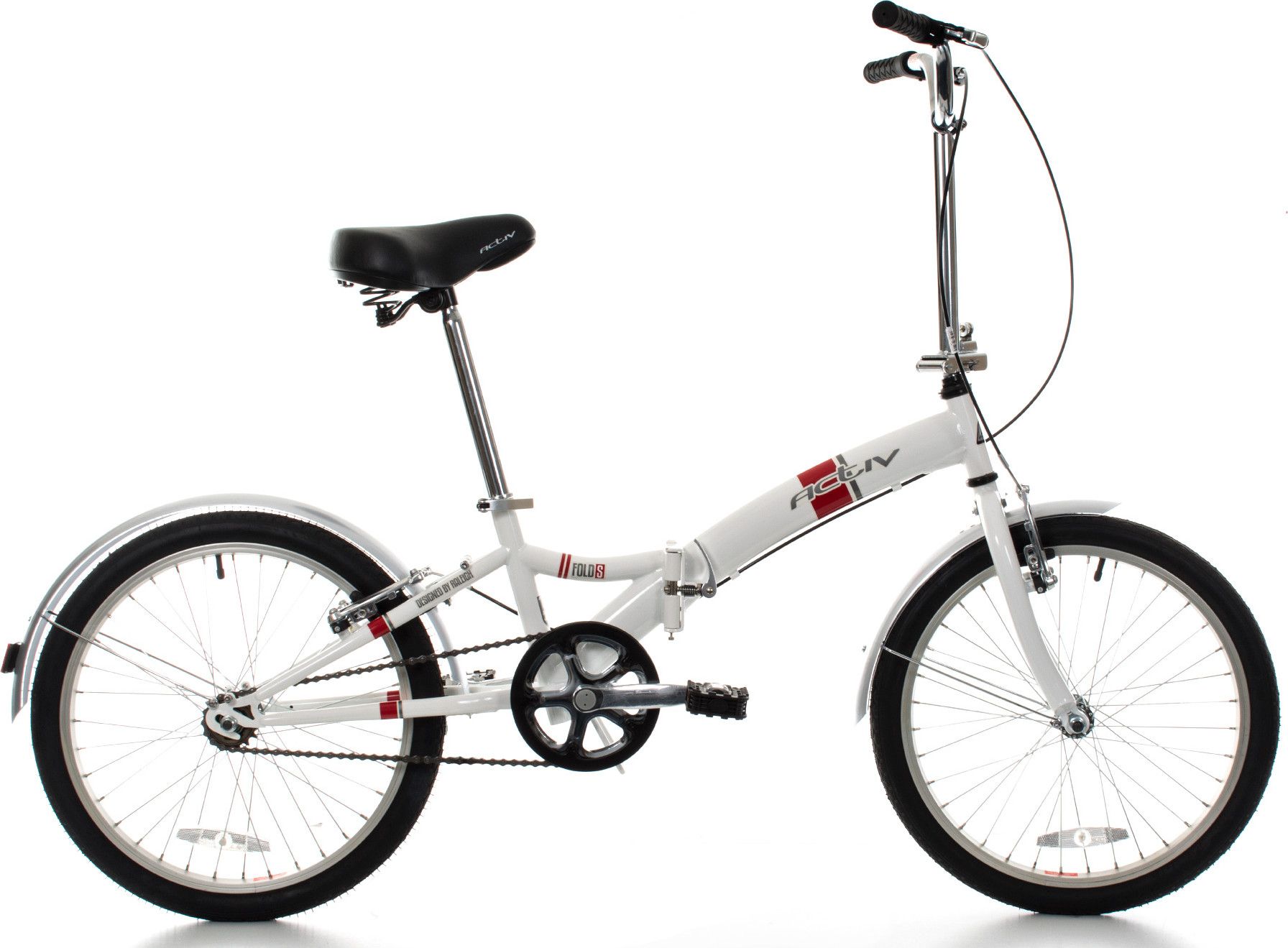 RALEIGH FOLD S Folding Bike 20 White Alltricks