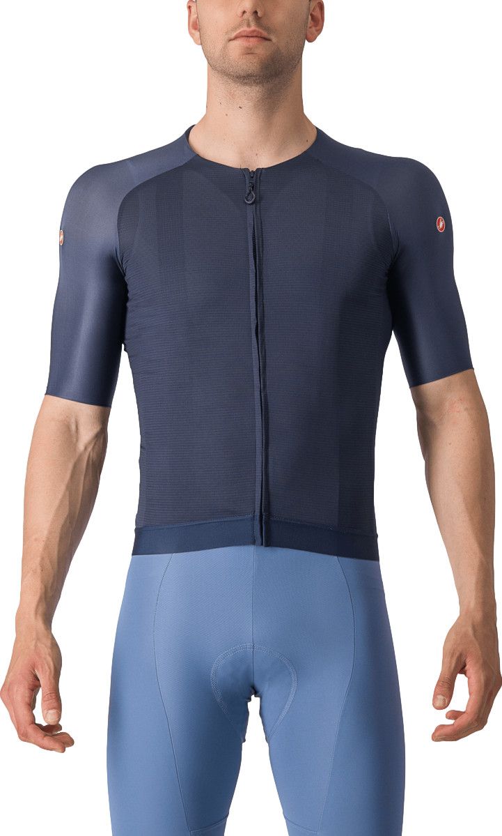Maillot Cycliste Castelli Aero Racing 7.0 Manches Courtes – Bleu – Taille L
