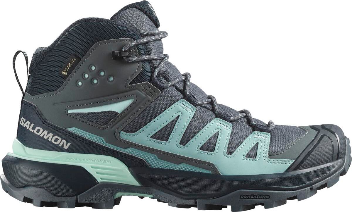 Salomon X Ultra 360 Mid GTX Grey/Blue Women