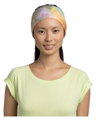 Buff CoolNet UV Wide Headband - Orange/Green