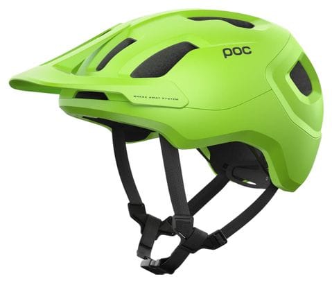 POC Axion Helmet Fluorescent Yellow/Matt Green