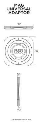 Quad Lock MAG Universaladapter für Smartphones