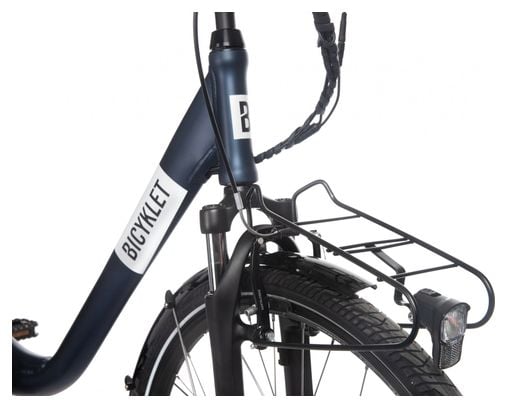 Bici Elettrica da Città Bicyklet Claude Shimano Tourney 7V 500 Wh 700 mm Blu Notte Mat