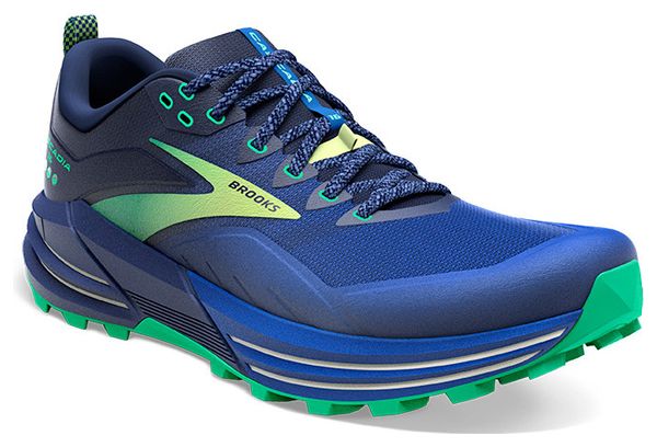 Brooks Cascadia 16 Trail Running Schuhes Blau Grün 42