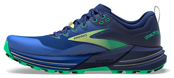 Brooks Cascadia 16 Trail Running Schuhes Blau Grün 42