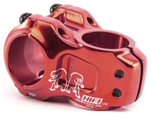 Chromag HiFi V2 MTB Stem 31.8 mm 0 Rojo