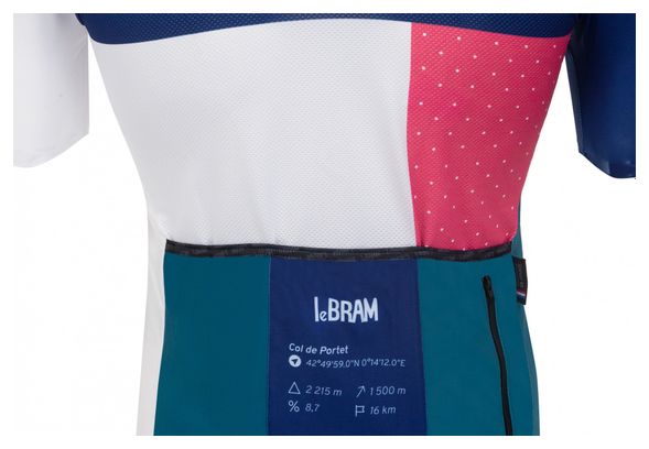 Maillot Manches Courtes LeBram Portet Bleu Marine Coupe Ajustée