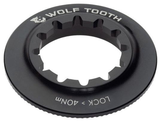 Tuerca Centerlock Wolf Toolth Interna Negra