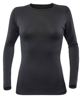 Unterhemd Langarmc Damen Devold Breeze Merino 150 Schwarz