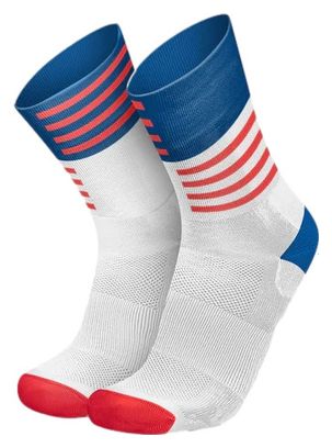 Chaussettes Incylence Ultralight Wings Royal Inferno Blanc/Bleu/Rouge