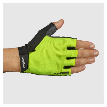 GripGrab Short Gloves Expert RC Max Gloves Yellow / Grey