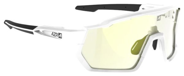 Lunettes AZR Kromic Pro Race RX Blanc Verni/Noir / Écran Gold Photochromique