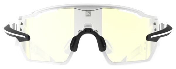 Lunettes AZR Kromic Pro Race RX Blanc Verni/Noir / Écran Gold Photochromique