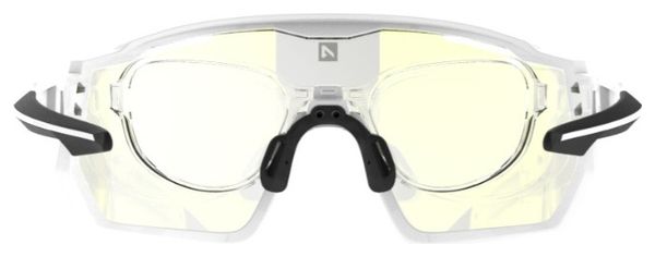 Lunettes AZR Kromic Pro Race RX Blanc Verni/Noir / Écran Gold Photochromique