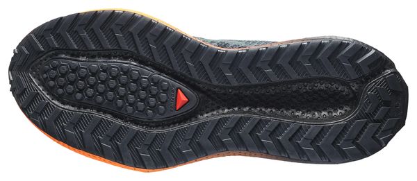 Salomon Aero Glide 4 GRVL Men's Running Shoes - Green/Black/Orange