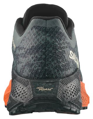 Salomon Aero Glide 4 GRVL Men's Running Shoes - Green/Black/Orange