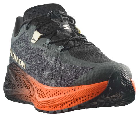 Salomon Aero Glide 4 GRVL Men's Running Shoes - Green/Black/Orange