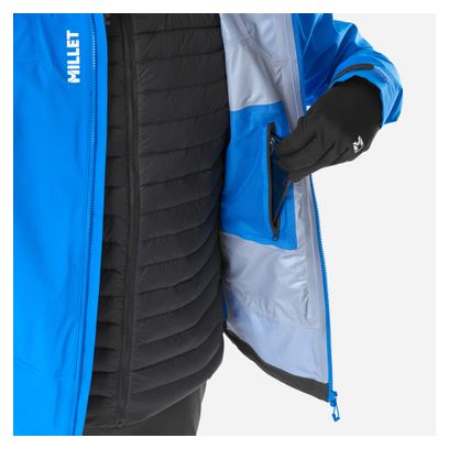 Chaqueta impermeable Millet Kamet Gore-Tex azul para hombre