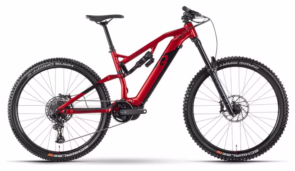 Raymon TailRay 1160 10.0 MTB elettrica a sospensione completa Sram SX 12S 720 Wh 29'' Rosso
