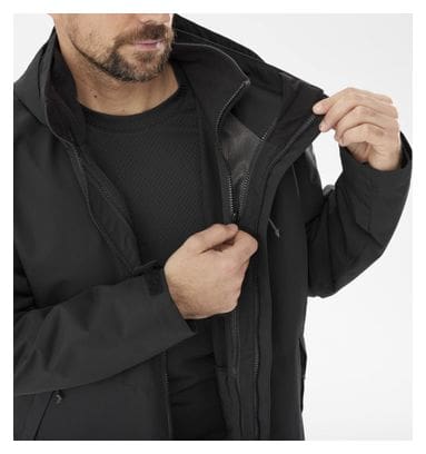 Herren Lafuma Acess 3-in-1 Regenjacke Schwarz