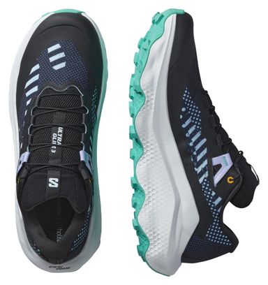 Chaussures Trail Salomon Ultra Glide 3 Proto Pack Noir/Blanc/Bleu Homme