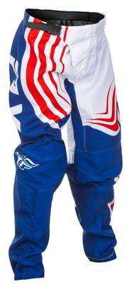 Pantalon Fly Racing F-16 Jeunesse Rouge/Blanc/Bleu