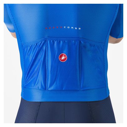 Castelli Climber's A/C Kurzarm Trikot Herren Blau