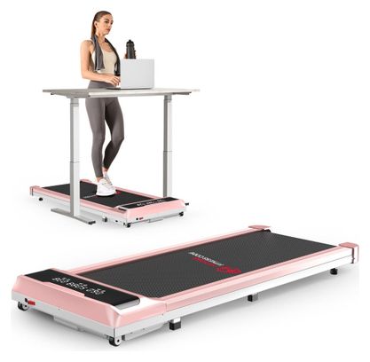Tapis de course Fitness Q2-1 compact pliable Rose