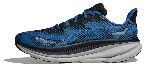 Hoka Clifton 9 GTX Nero/Blu Scarpe da corsa per uomo