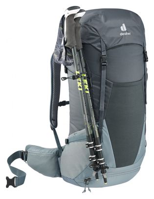 Wandertasche Deuter Futura 34 EL Grau Blau Langer Rücken