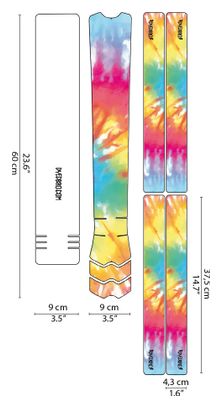 Kit de Protection Cadre Dyedbro Frame Tie Dye Multi-Couleurs