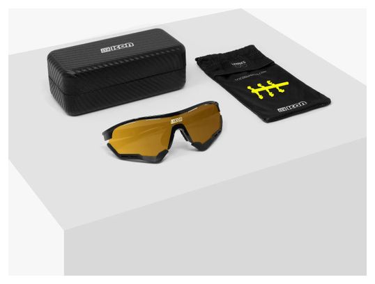 Lunettes SCICON Aerotech XXL Noir Brillant / Bronze Miroir