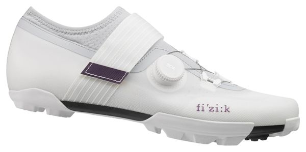 Scarpe da MTB Fizik Ferox 2 in carbonio, bianco/grigio chiaro