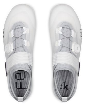 Scarpe da MTB Fizik Ferox 2 in carbonio, bianco/grigio chiaro