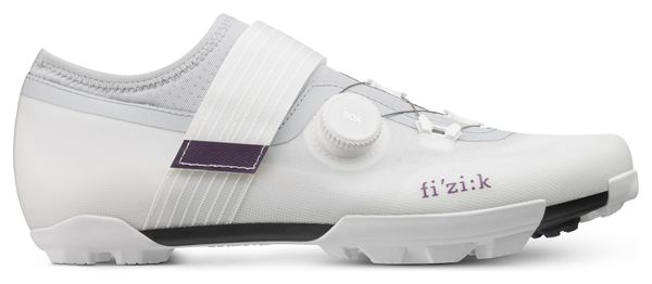 Scarpe da MTB Fizik Ferox 2 in carbonio, bianco/grigio chiaro