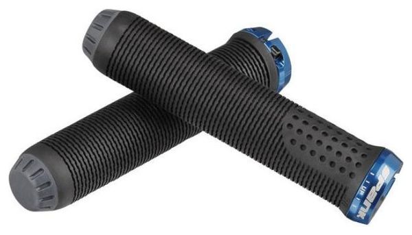 Paire de Grips Spank Spike 30mm Noir / Bleu