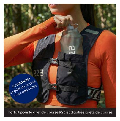 R2B Gourde Souple 500 ML - Soft Flask - Bouteille pliable - Flasque trial