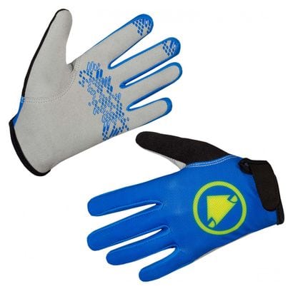 Endura Hummvee JR Kids MTB Gloves Blue