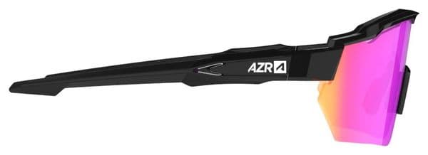 AZR Race RX Set Pantalla Negra Rosa + Pantalla Transparente