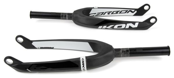 Ikon Pro Carbongabel 20'' 20mm Schwarz/Weiß